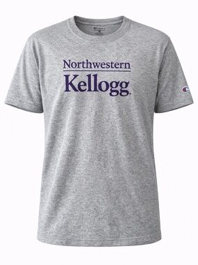 Champion Northwestern Kellogg Grey T-Shirt - Size 2XL